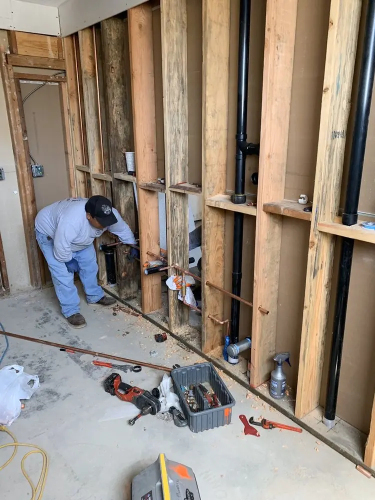 Commercial rough-in plumbing for Gas Line Repair in Bristol